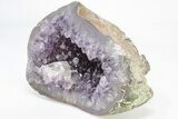 Purple Amethyst Geode With Polished Face - Uruguay #199747-2
